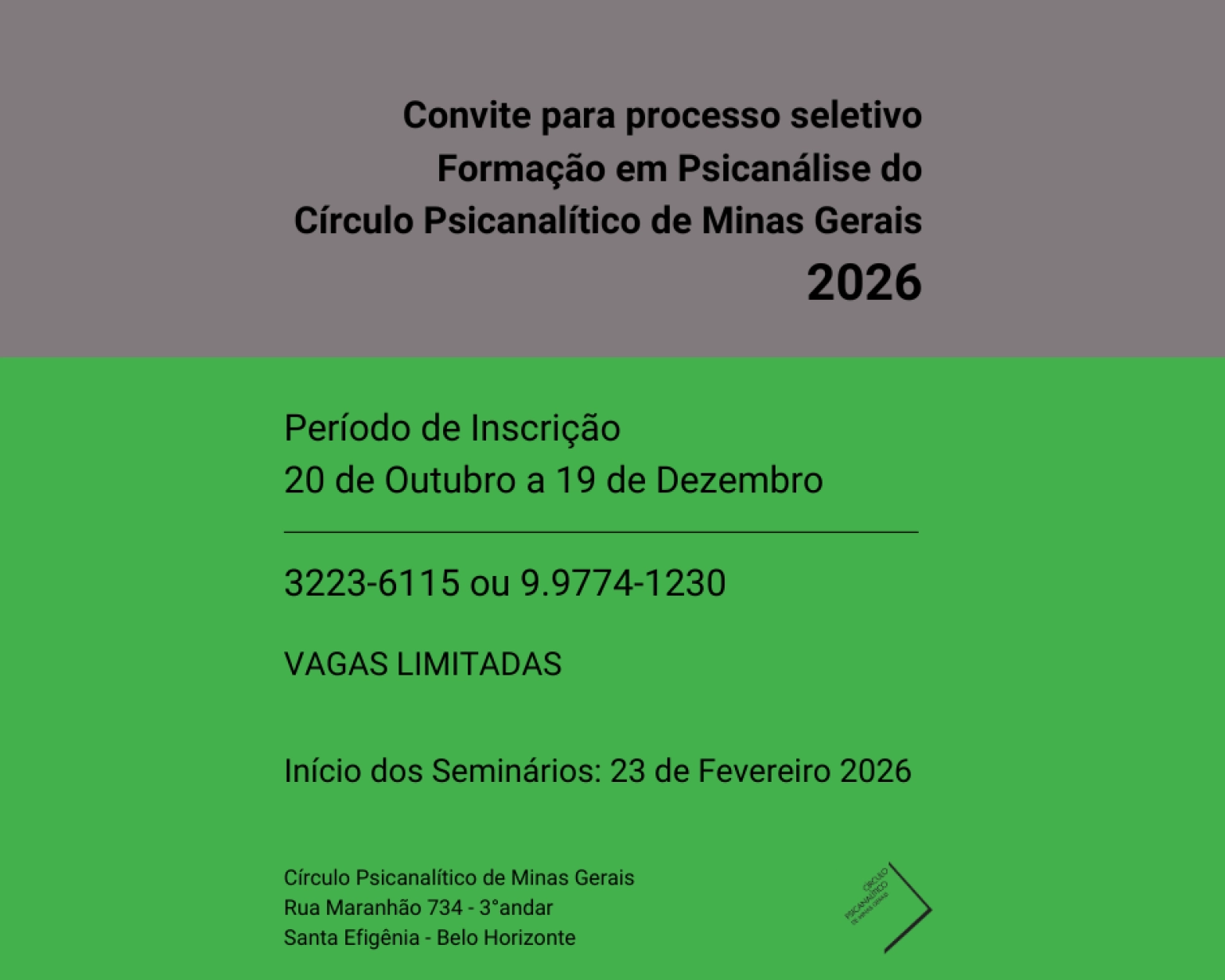 Convite para Processo Seletivo - 2026